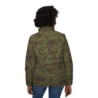 Green Digital Camo Puffer Jacket 4