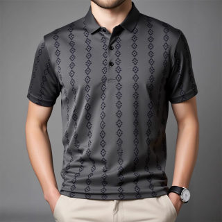 Trendy Casual Seamless Polo Shirt for Young Adults 2