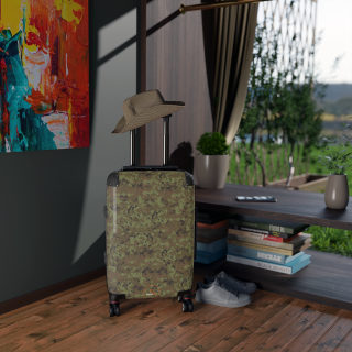 Digital Camo Suitcase | Carry-On Luggage with Telescoping Handle
