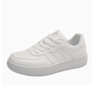 Lace-Up Round Toe Platform Sneakers 5