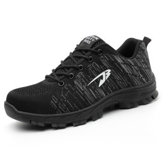Anti-Smashing Anti-Puncture Safety Shoes for Men | Breathable Flyknit Work Shoes 5