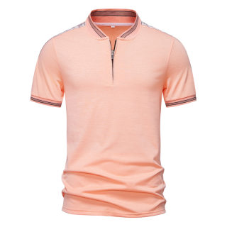 Men's Business Polo Shirt | Woven Tape Detail, British Style 6