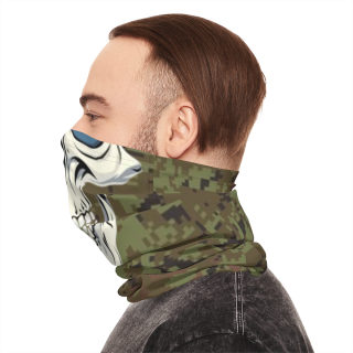 Skull Camo Neck Gaiter 11