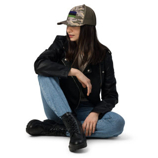 Camouflage Trucker Hat "EST Camo Flag" 6