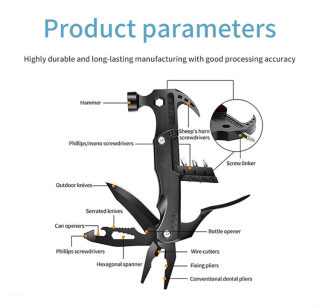 Portable Folding Multi-Function Emergency Hammer | Car Escape Tool 3