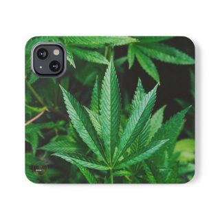 Marijuana leaf flip case 5