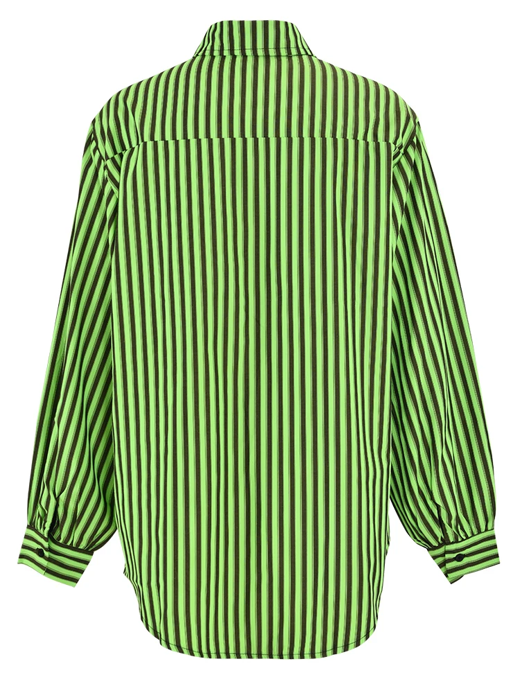 Asymmetric Design Loose Casual Long Sleeve Shirt 2