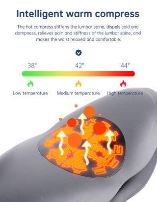 Inflatable Waist Massage Belt for Heat & Lumbar Traction 5
