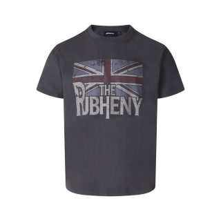 Union Jack Print Letter Short Sleeve T-Shirt