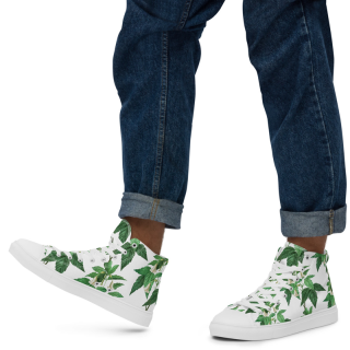 Men's high-top canvas shoes