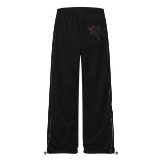 Printed Skeleton Floral Loose Pants 2