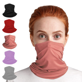 Solid-Color Multifunctional Head Scarf for Cycling