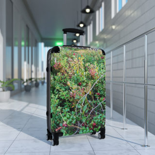 Wild Berry Bush Suitcase | Nature Photo Luggage 8