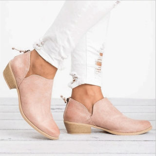 Women's Slip-On Platform Ankle Boots for Winter