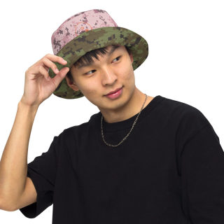 Reversible Bucket Hat "Digital Mil Camo Green/Pink" 11