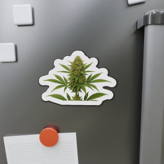 Cannabis Bud Die-Cut Magnet 2