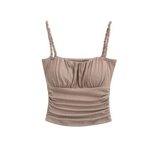 Ruffled Strapless Crop Top 5