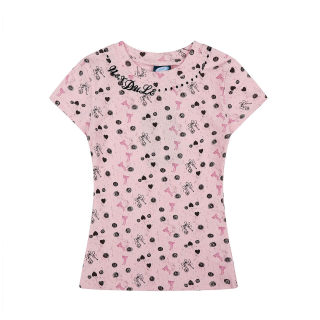 Sweet Edgy Style Short Sleeve T-Shirt for Women 2