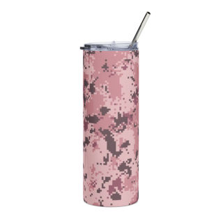 Pink Digital Camo Tumbler | Stainless Steel 20oz