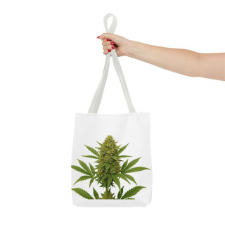Cannabis Bud Illustration Tote | Botanical Cannabis Plant Tote 52