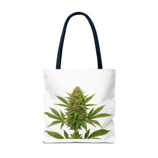 Cannabis Bud Illustration Tote | Botanical Cannabis Plant Tote 30