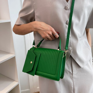 Hong Kong Style Small Square Handbag | Korean Fashion Shoulder Bag 6