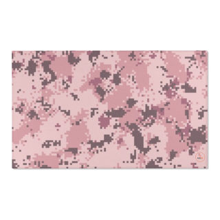 Pink Digital Camo Area Rug 5