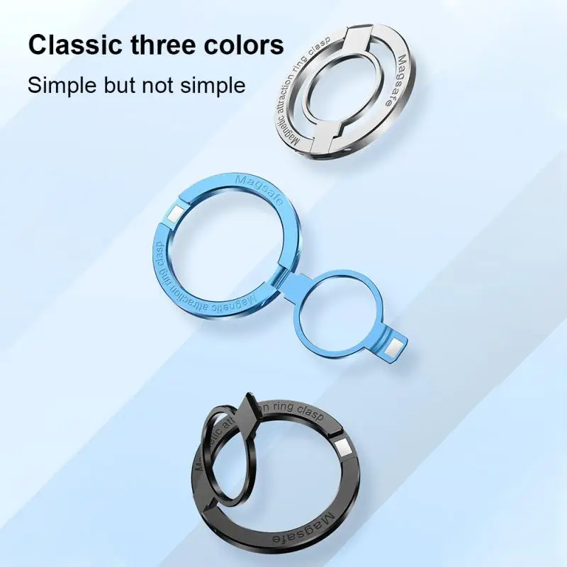 Magnetic Ring Phone Holder | Finger Grip Kickstand for iPhone 12-14 Max 2