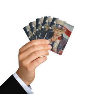 Uncle Sam Poker Playing Cards | American Flag Card Deck