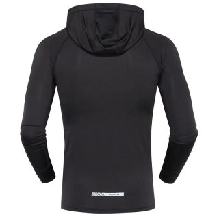 Men's Large Size Running Jacket | Hooded Breathable Quick-Dry Reflective 5
