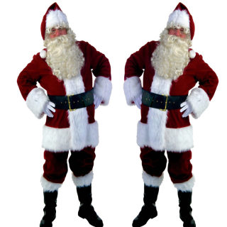 Christmas Party Santa Claus Costume, Multiple Sizes