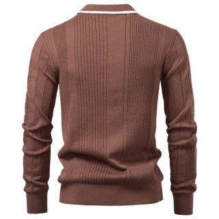 Men's Half-Zip Polo Sweater 2