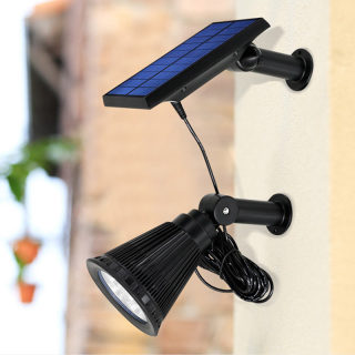 Solar Split-Spotlight LED Light for Indoor/Garden Use