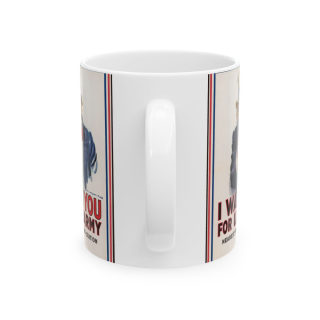 Uncle Sam I Want You Poster Mug | Ceramic Coffee Cup, Patriotic USA Design 5