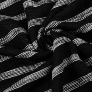 Men's Striped Turn-Down Collar T-Shirt | Loose Embroidered 4