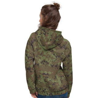 Unisex Hoodie, digital green camo 2