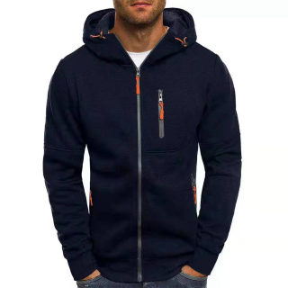 Sports Zipper Hoodie Cardigan | Stand Collar Hooded Jacket 5