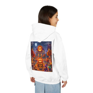 Spooky Pumpkin Patch Trick or Treat Kids Hoodie 82