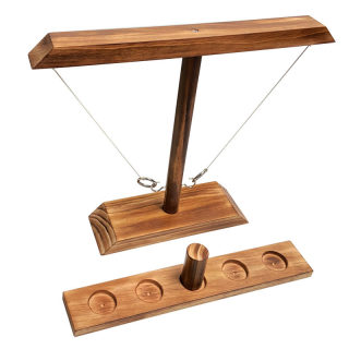 Wooden Ring Toss Game, Indoor & Outdoor Family Fun 5