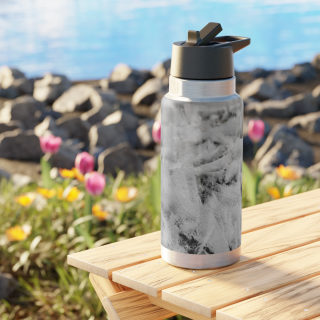 Ice Crystals Pattern 32 oz Tumbler | Stainless Steel Insulated Water Bottle 6