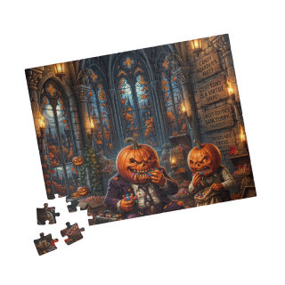 Pumpkin-Head Candy Feast Puzzle 110- 1014 Piece | Halloween Jigsaw 12