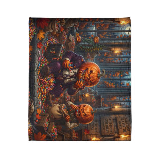 Jack-o'-Lantern Candy Feast Blanket 5