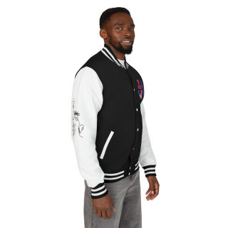 Trick or Treat Jack-o'-Lantern Letterman Jacket | Halloween Varsity Jacket 88