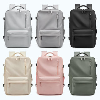 Waterproof 18-Inch Laptop Backpack with USB Port