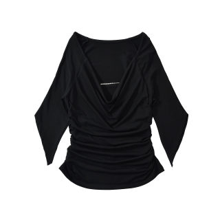 Slim Fit One-Shoulder Flared Sleeve Top 6