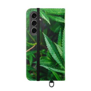 Marijuana leaf flip case 118