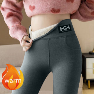 Extra-Thick Fleece-Lined Leggings with Pocket for Women, Winter 3