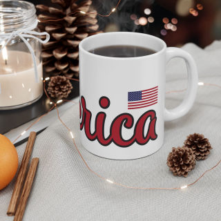 America peace sign Mug | American flag peace hand, patriotic coffee cup 11