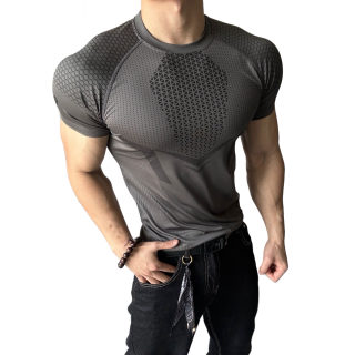 Men's Fitness Quick-Dry Athletic T-Shirt | Fitted Workout Top 5