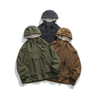 Waterproof Zip-Up Hooded Jacket 4